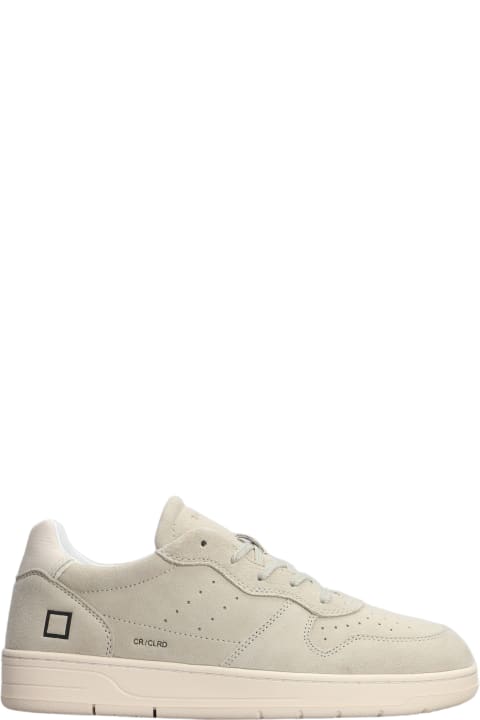 D.A.T.E. Sneakers for Men D.A.T.E. Court 2.0 Sneakers In Beige Suede