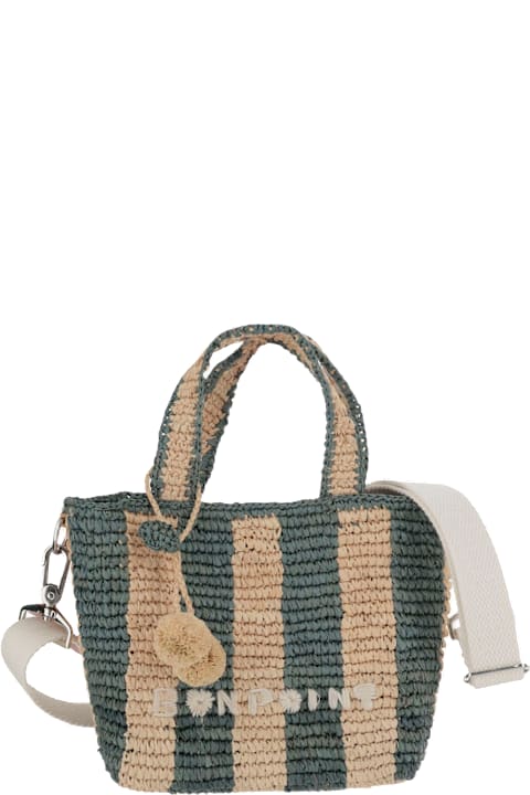 Bonpoint Accessories & Gifts for Girls Bonpoint Raffia Handbag With Logo