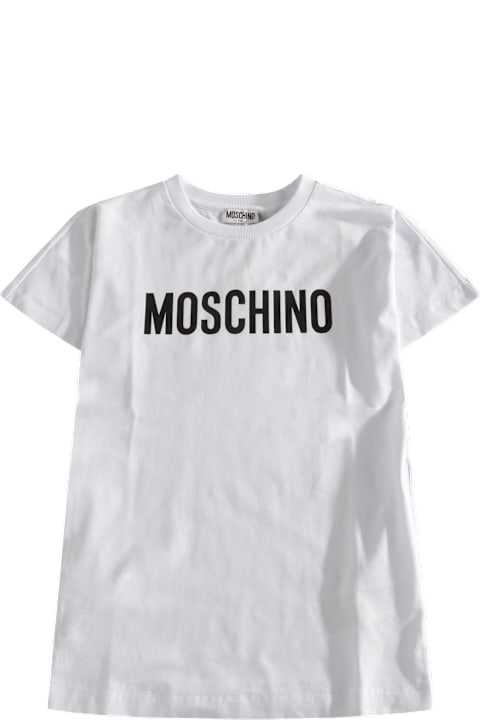 Homeware Moschino White And Black Cotton Blend Dress