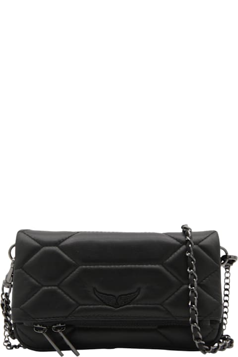 Zadig 
Voltaire for Kids Zadig 
Voltaire Black Leather Rock Nano Xl Shoulder Bag