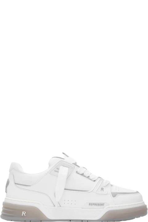 REPRESENT Sneakers for Men REPRESENT Studio Sneaker White leather low chunky sneaker - Studio sneaker