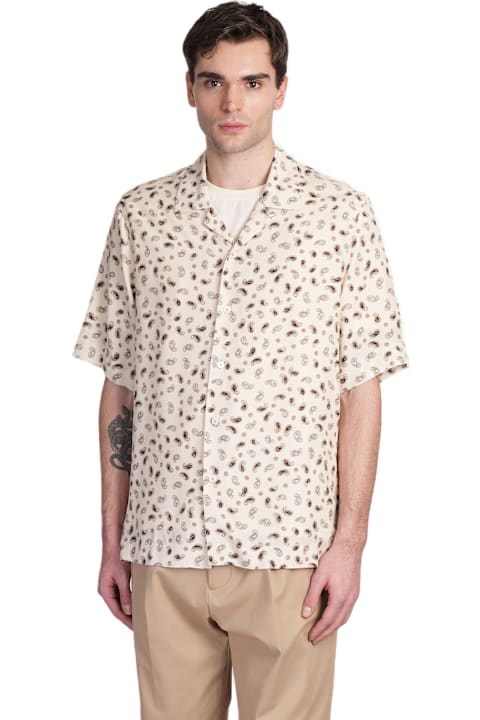 Paul Smith for Kids Paul Smith Shirt In Beige Viscose