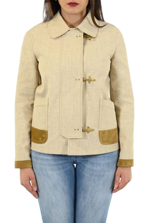 Fay Coats & Jackets for Women Fay 3 Hooks Unlined Jacket