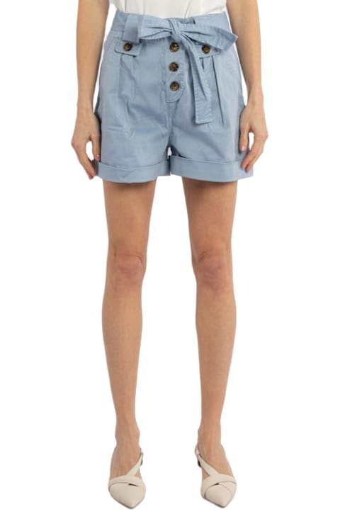 Homeware Woolrich Tied-waist Turn-up Hem Shorts