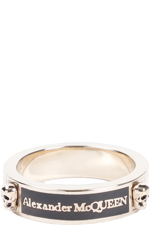 Rings for Men Alexander McQueen Alexander Mcqueen Brass Ring