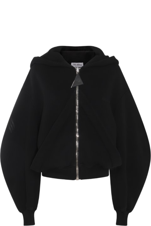 Coats & Jackets for Women The Attico Black Cotton Sweatshirt