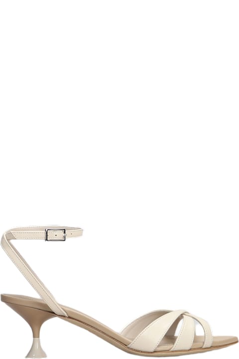 3JUIN Shoes for Women 3JUIN Kyara 055 Sandals In Beige Leather
