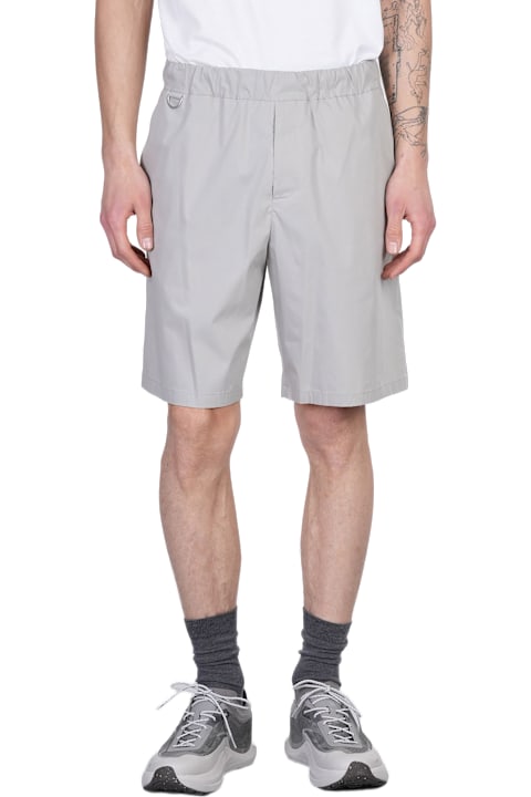 Homeware Low Brand Combo Shorts In Grey Cotton