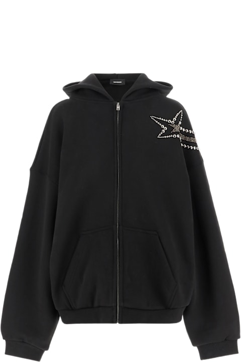 WE11 DONE for Women WE11 DONE Cotton Hoodie With Star