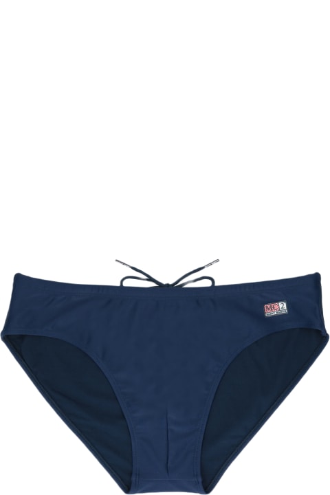 Homeware MC2 Saint Barth Man Navy Blue Swim Briefs Cayo