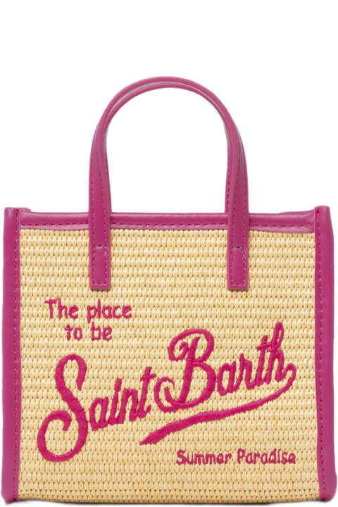Homeware MC2 Saint Barth Beige Mini Vivian Straw Handbag