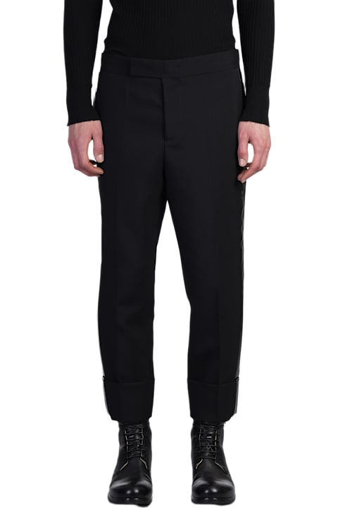 Sapio for Men Sapio N 7 Pants In Black Wool