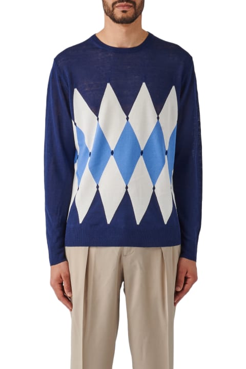 Fashion for Men Ballantyne Neck Pullover Diamond Sweater