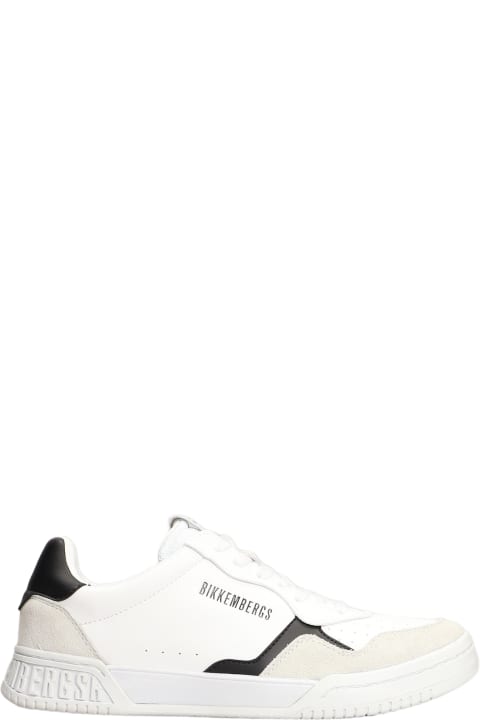 Bikkembergs Sneakers for Men Bikkembergs Sneakers In White Suede And Leather