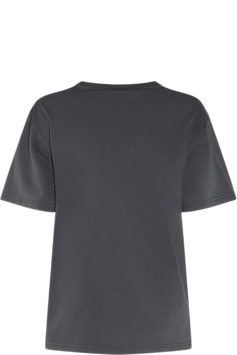 Alexander Wang for Women Alexander Wang Dark Grey Cotton T-shirt