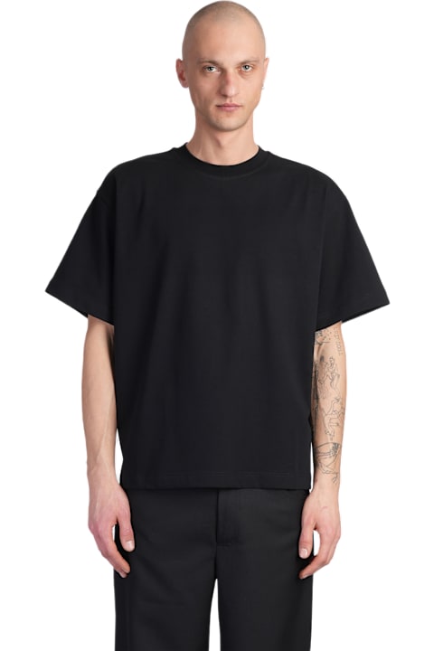 メンズ Séfrのウェア Séfr Atelier T-shirt In Black Cotton