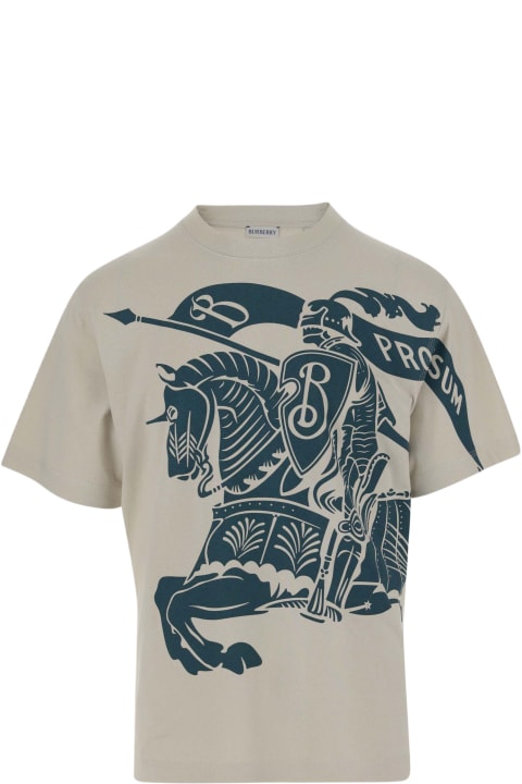 Burberry Sweaters for Men Burberry Graphic Printed Crewneck T-shirt