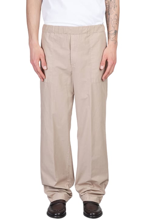 Mauro Grifoni Clothing for Men Mauro Grifoni Pants In Beige Cotton