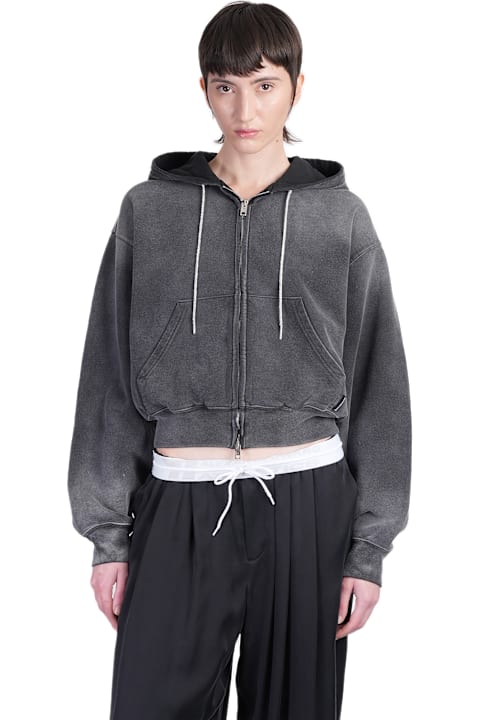 Alexander Wang لـ Women Alexander Wang Sweatshirt In Grey Cotton