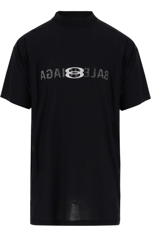 Topwear for Men Balenciaga Cotton T-shirt With Logo