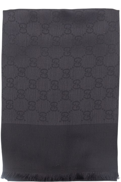 Homeware Gucci Black Cotton Scarves