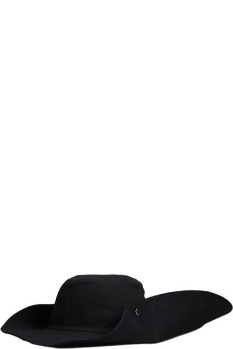 Hats for Women The Attico Hats In Black Cotton