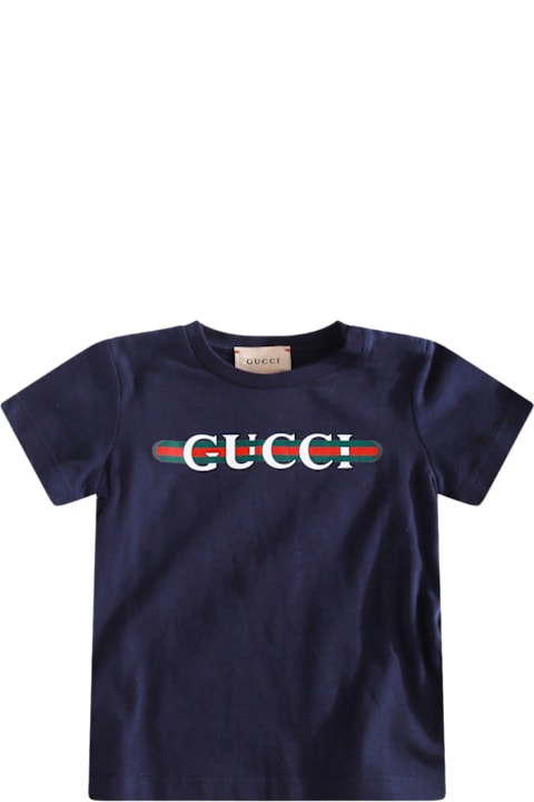 Homeware Gucci Dark Blue Cotton T-shirt