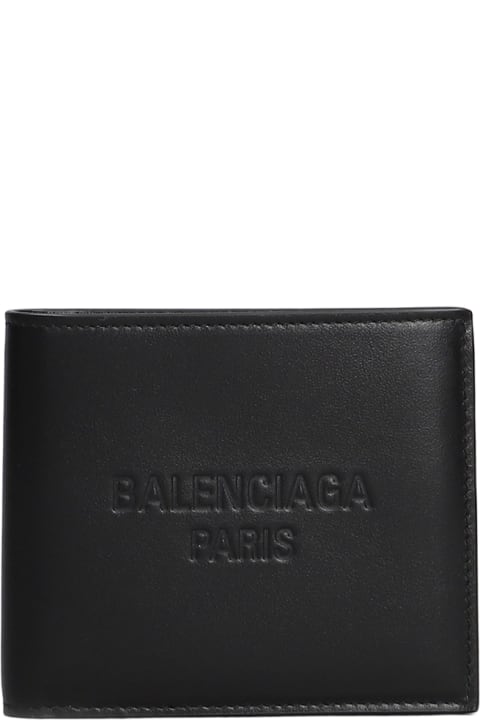 Balenciaga for Men Balenciaga Wallet In Black Leather