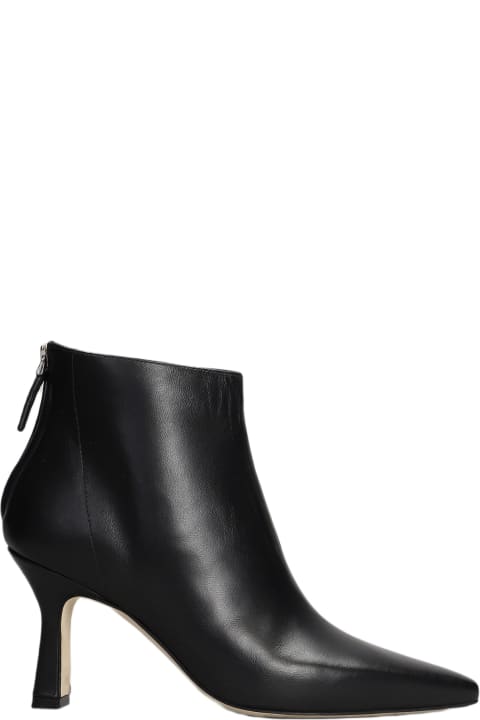 Boots for Women The Seller High Heels Ankle Boots In Black Leather