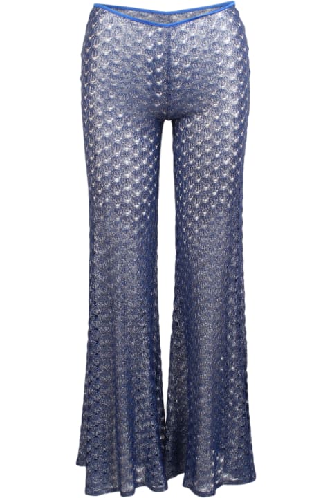 Fashion for Women Missoni Missoni Lace-effect Flared Trousers