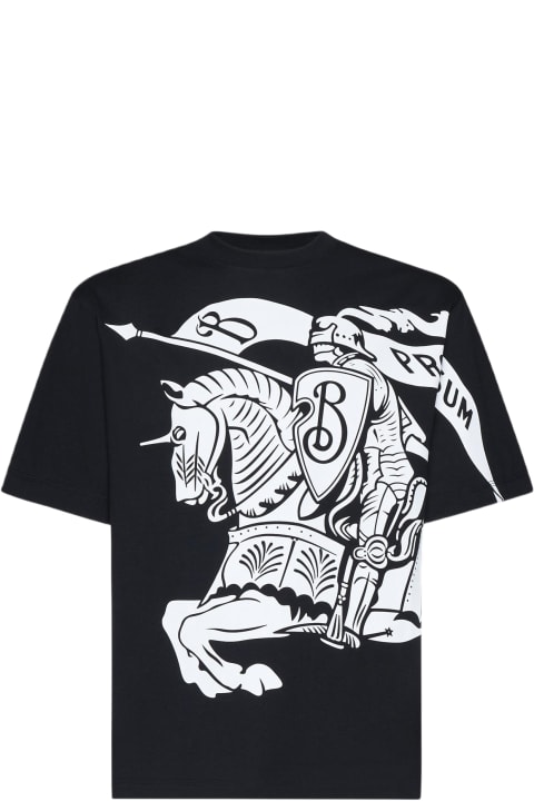 Fashion for Men Burberry Equestrian Knight Cotton T-shirt