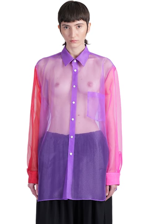 Comme des Garçons Topwear for Women Comme des Garçons Shirt In Viola Polyester