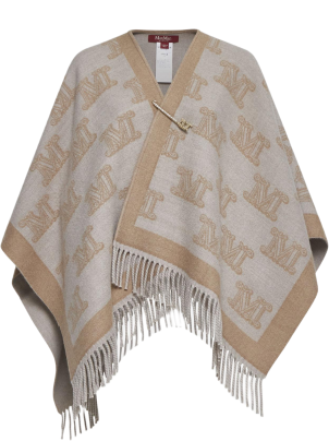 【送料&関税込】Frine Safety-pin Wool Poncho Max Mara Studio 3b3f3f29bf682a5641a8fb7c95354a