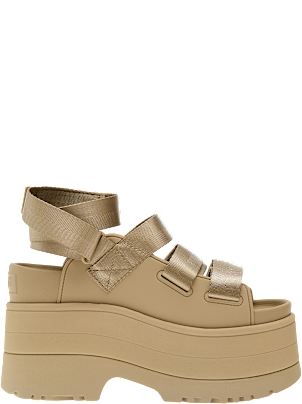 【送料&関税込】UGG Golden Rise Sandal UGG Golden Rise Sandal in Natural | Lyst
