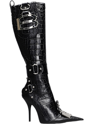 Balenciaga Essex Boot 110 High Heels Boots In Black Leather italist ALWAYS LIKE A SALE