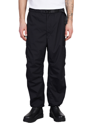 AD2005 COMME des GARCONS HOMME ブッシュパンツ レア】コムデギャルソンオムプリュス ポリ縮 ロールアップ
