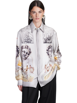 CASABLANCA 2023SS ニットシャツ M 美品 CASABLANCA 2023SS ニットシャツ M 美品 CASABLANCA 2023SS