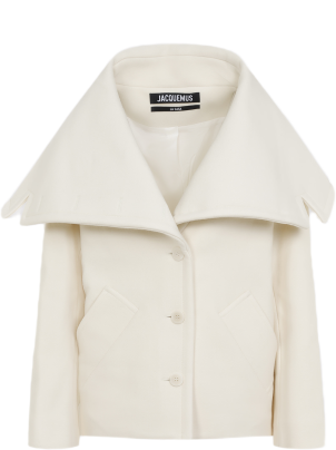 コート JACQUEMUS 'Le caban Caruso' coat Black  24H243CO0771614 Jacquemus Le Caban Caruso Jacket | Black | FARFETCH