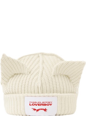 ニットキャップ・ビーニー Charles Jeffery LOVERBOY Chunky Ears Beanie CHUNKY EARS BEANIE EXCLUSIVE