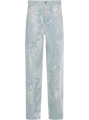 Blumarine ブルマリーン　リネンジャケット　42 ハードマンズリネンテーラードジャケット 93 ブルー【Fleur de