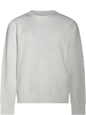 THOM BROWNE WHITE COTTON SWEATSHIRT スウェット シャツ Thom Browne White Cotton Sweatshirt | italist