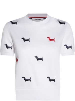 Tシャツ・カットソー THOM BROWNE Woman T-Shirt White FJS206EJ0055 100 THOM BROWNE: T-shirt woman - White | Thom Browne t-shirt