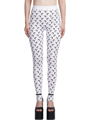 Marine Serre Leggings In White Polyamide | italist