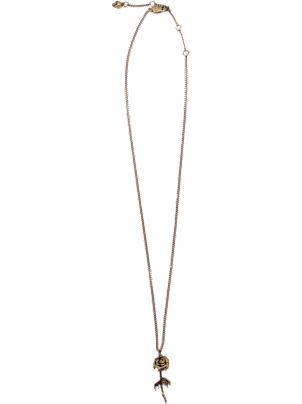 ネックレス・ペンダント MCQUEEN GOLD BRASS NECKLACE Alexander McQueen Gold Brass Necklace | italist