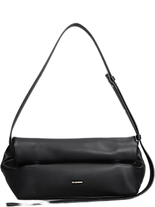 ★Jil Sander★ Small Roll-up Crossbody Bag Black J08WG0044P7 Rollup Small Woman | Jil Sander Official Online Store