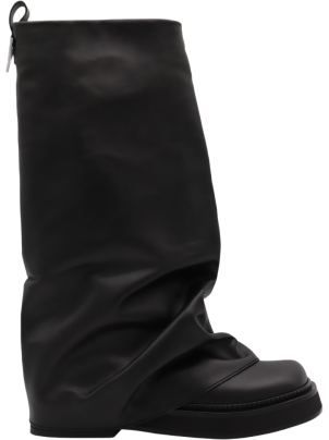 ATTICO 24SS パンツ ブラック系 Made In Italy The Attico Black Leather Boots | italist