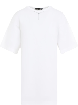 Y/PROJECT YクロムクルネックTシャツ 204TS006 J135OPTICWHITE Y/project Y Chrome T-shirt | italist
