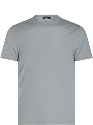 【関税&送料込】Zanone T-shirts and Polos Blue Zanone round-neck T-shirt | Blue | FARFETCH GE