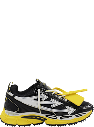 Off-White Black And Yellow Be Right Sneakers | italist