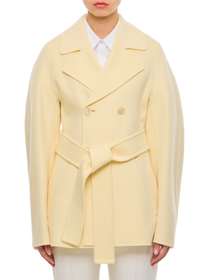 VIP【送料関税込】SPORTMAX WOOL DOUBLE-BREASTED COAT Sportmax double-breasted wool-cashmere coat | REVERSIBLE